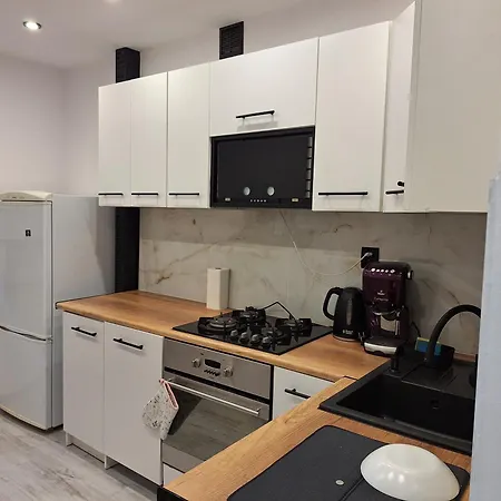 Apartament Z Jacuzzi W Centrum Katowic Kattowitz Exterior foto